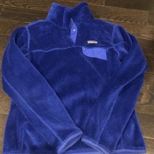 Patagonia Blue Fleece Pullover